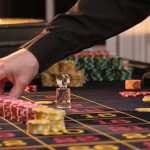 professional gambler playing in casino