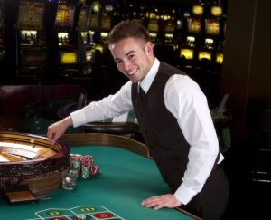 male casino dealer