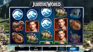 jurassic world slot machine