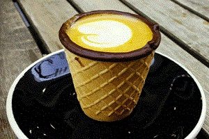 Aussie Style edible coffee cup