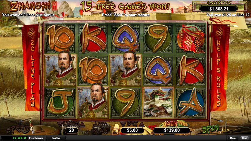 Zhanshi Slots Review - USA Online Casino