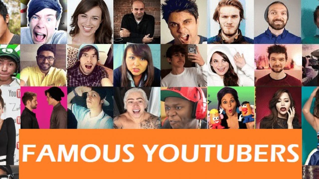 famous youtubers names