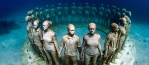 underwater sculptures in Grenada