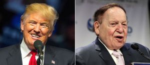 Adelson’s Association with President Trump