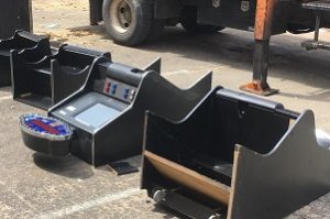 Destructed illegal gambling machines