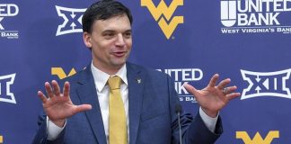 West Virginia coach discusses sports betting