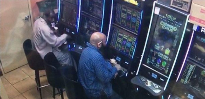 Suspect Caught on Camera Stealing Thousands from a Gambling Machine in Atlanta